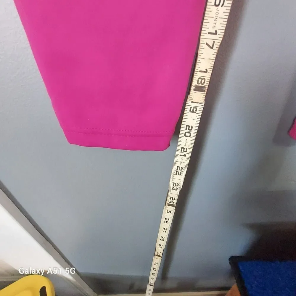 Lululemon All The Right Places‎ High Rise Crop Leggings Magenta Pink Womens Sz 6